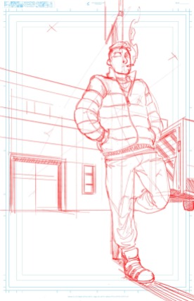 Title Page Pencils Leaning on Fence