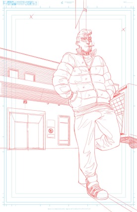 Title Page Tight Pencils Leaning on Fence